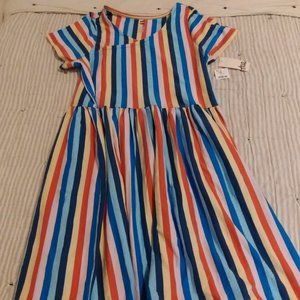 Girls' "Tea" Short Sleeve Wrap Neck Dress, size 16 NWT